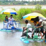 【今日のカンボジア】プノンペンの新型足こぎボート