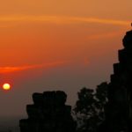 【今日のカンボジア】プノンバケンからの夕日