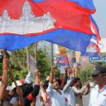 【今日のカンボジア】トンレサップ湖でデモ